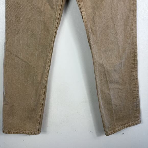 Reformation Jeans Women 24 (24x28) Cynthia High Rise Straight Brown Vtg Marzipan - Picture 4 of 16